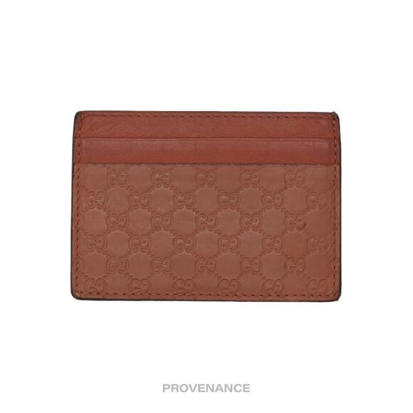 🔴 Gucci Card Holder Wallet - Peach MicroGuccissima Leather - Picture 2 of 6